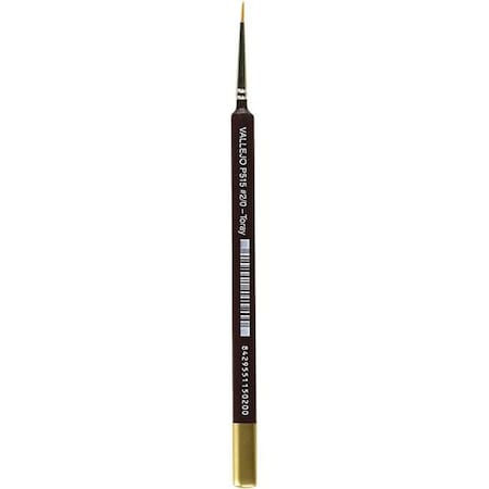 Vallejo Paint Vallejo Acrylic Paints VLJP15020 Triangular Handle Round Toray Paint Brush - Size 2-0 VLJP15020